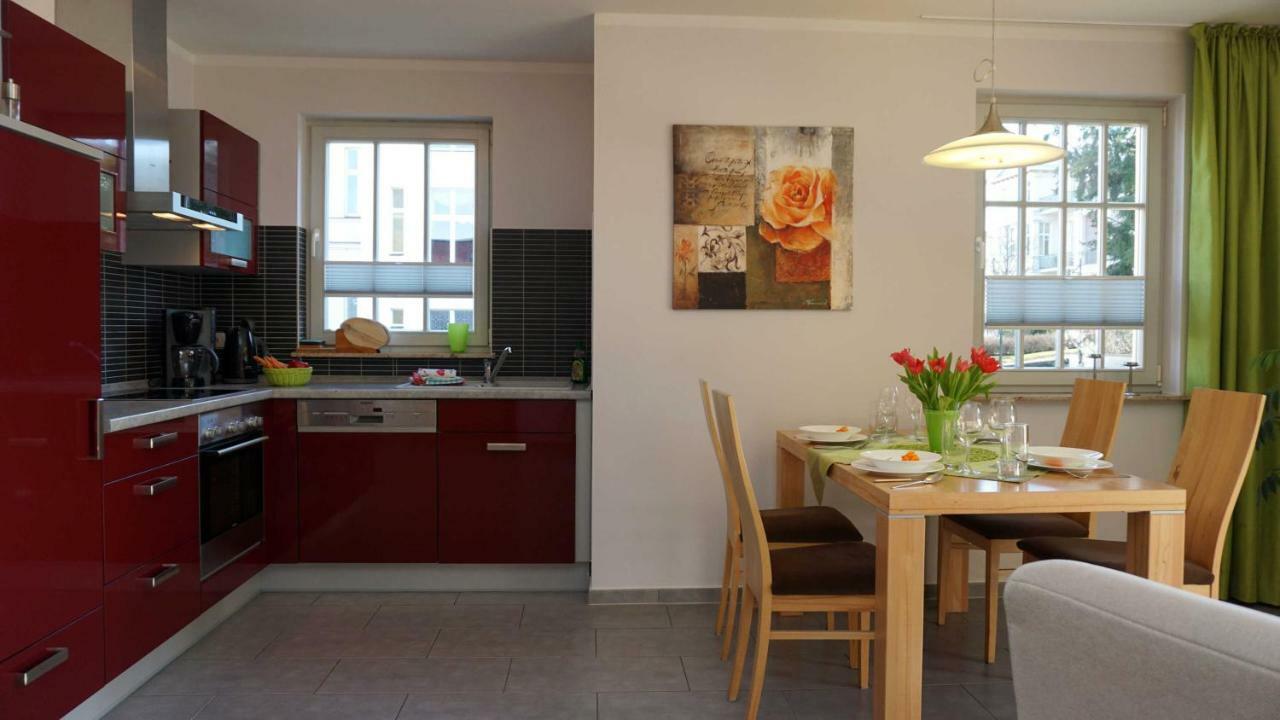 Villa _Duenen vis a_ vis_ _ strand Heringsdorf  Buitenkant foto